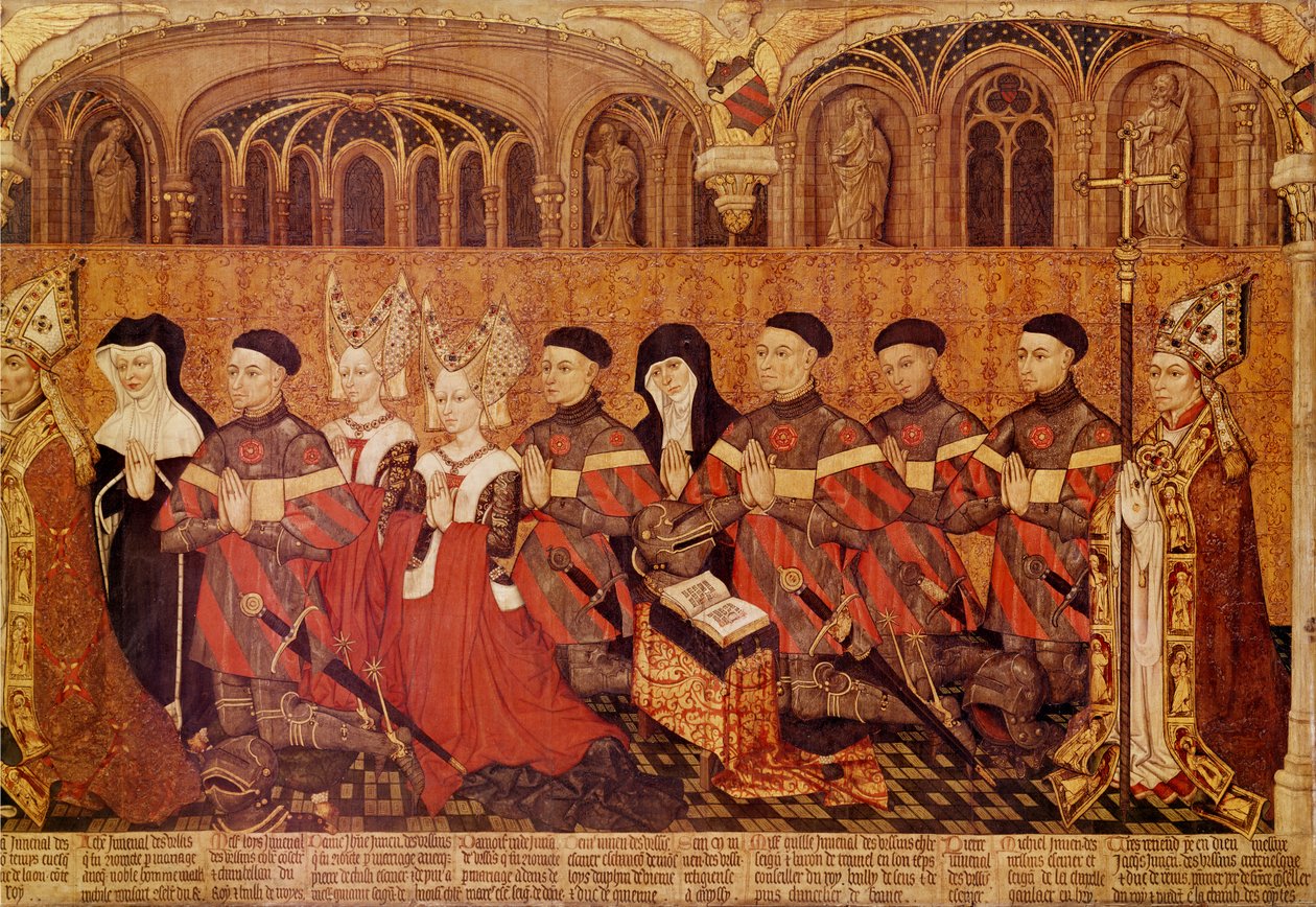 Děti Jeana I. Jouvenela des Ursins (1360-1431) a jeho manželky Michelle de Vitry († 1456), 1445-49 (detail 375725) od French School