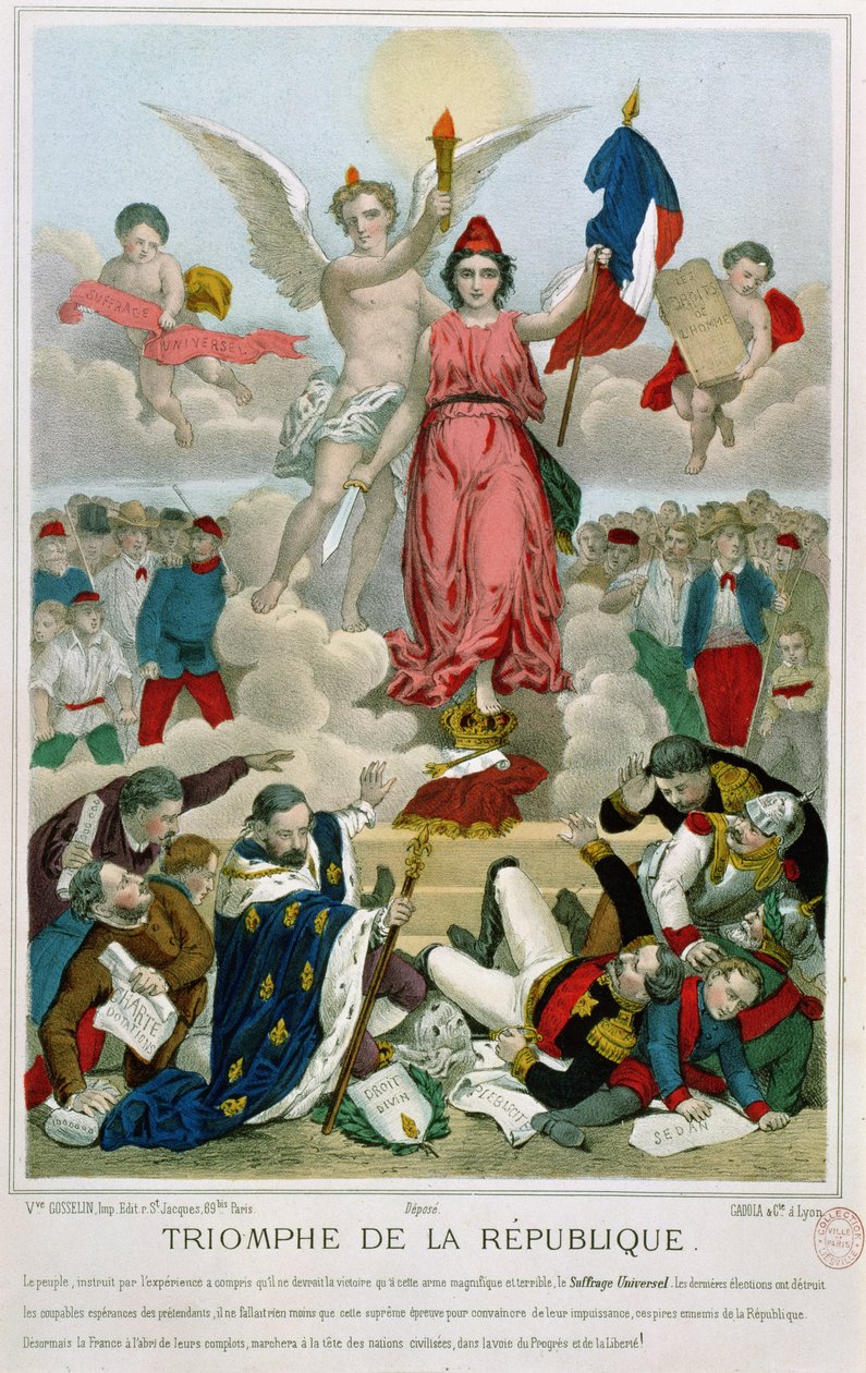 Triumf republiky, 1875 od French School