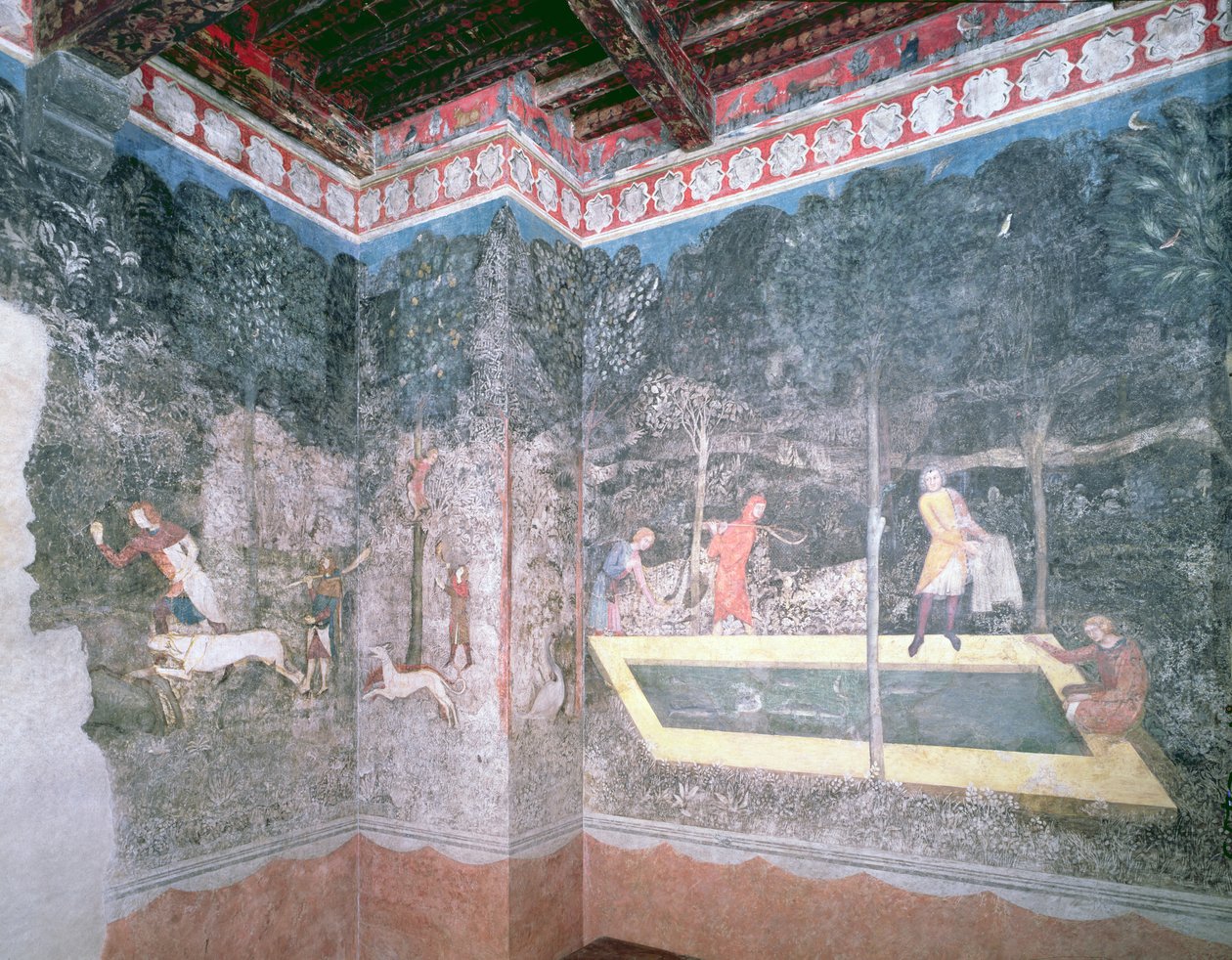 Pohled do jeleního pokoje, 1343 od French School