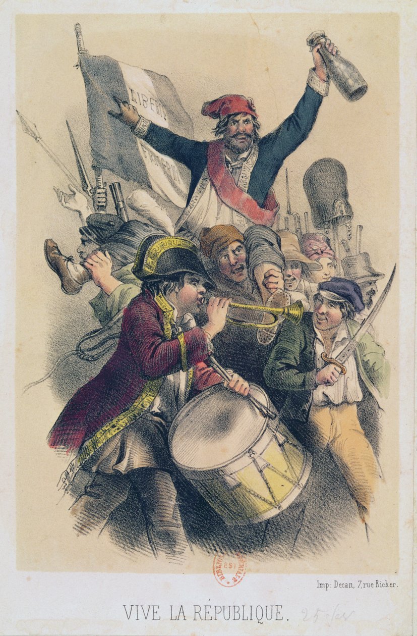 Ať žije republika, 1848 od French School