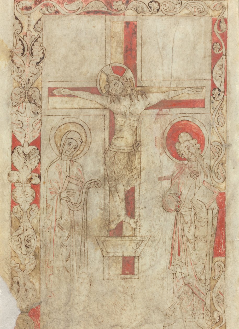 Ukřižování [verso] od French 12th Century