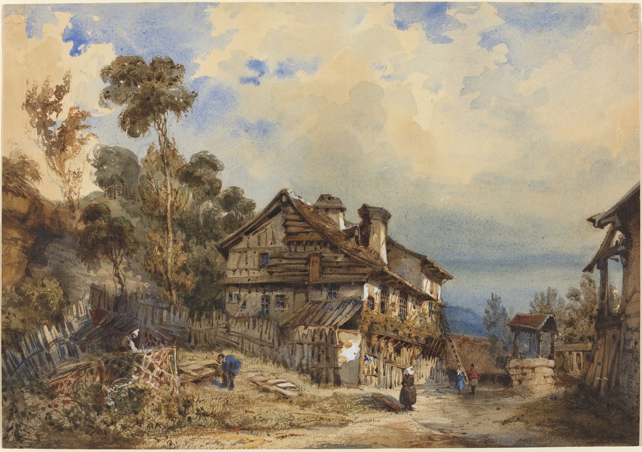 Rustikální krajina od French 19th Century