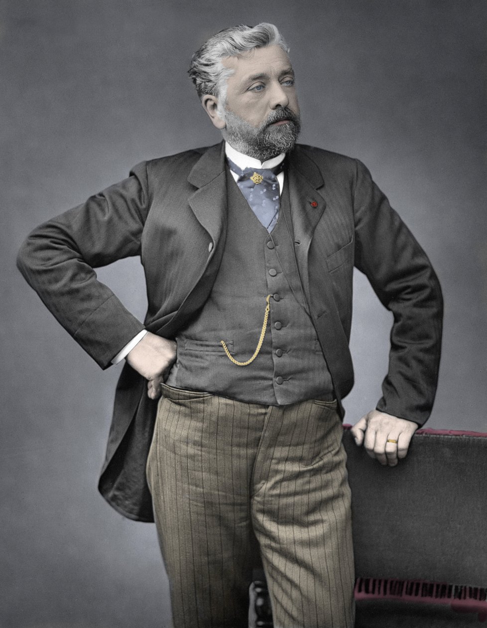 Portrét Gustava Eiffela od French Photographer