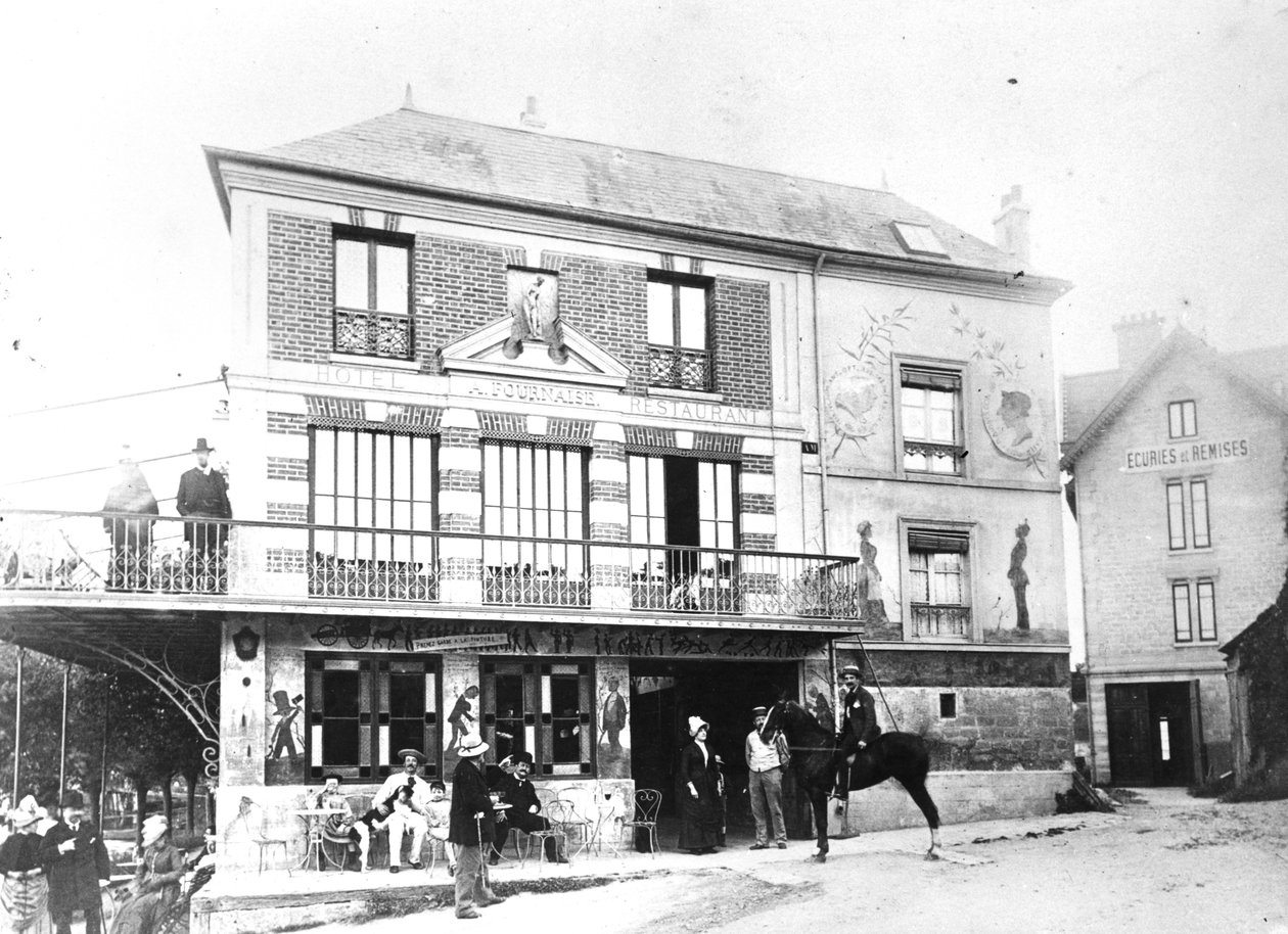 Hotel Fournaise v Chatou, c.1880 od French Photographer