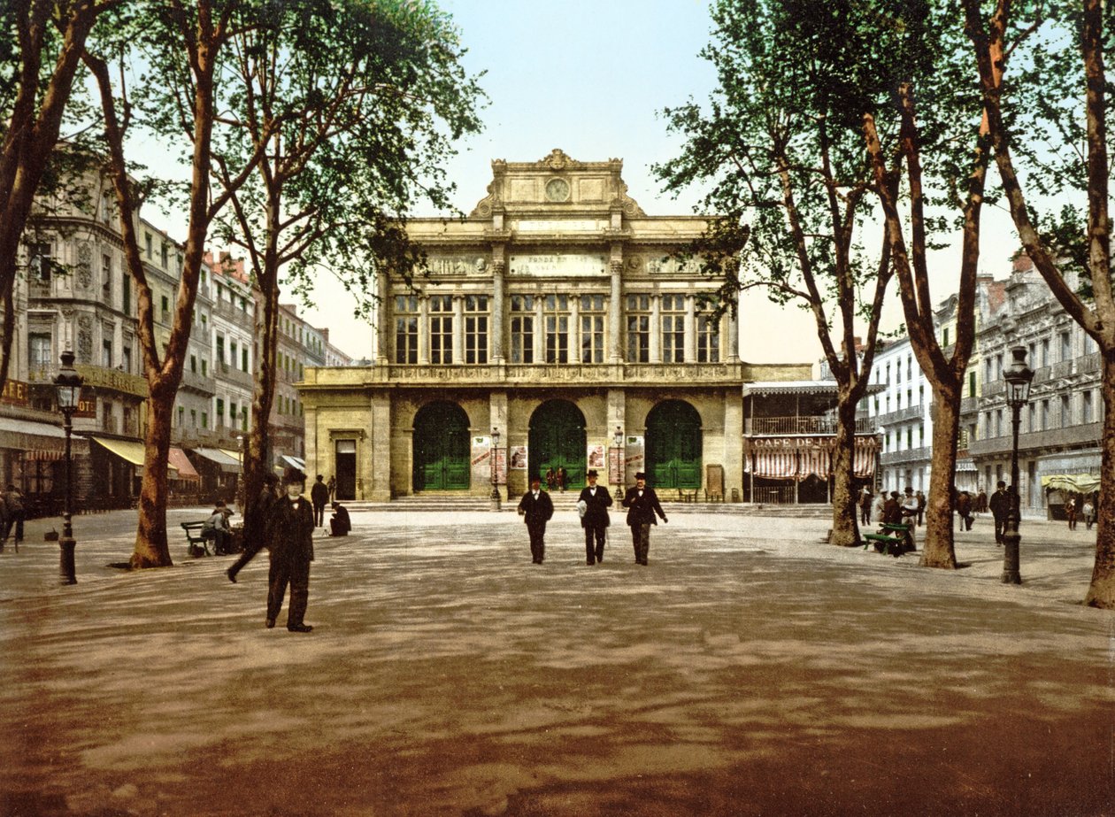 Městské divadlo v Béziers, Francie, 1890-1900 od French Photographer
