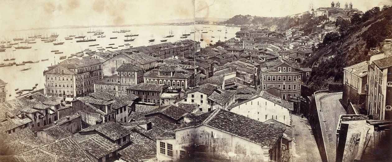 Pohled na Bahia, c. 1864-8 od French Photographer