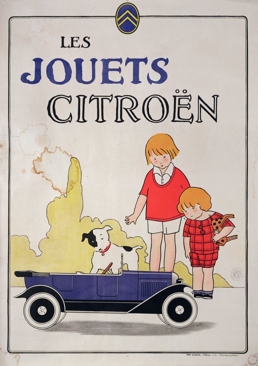 Reklama na Citroen Toys, 1922 od French School