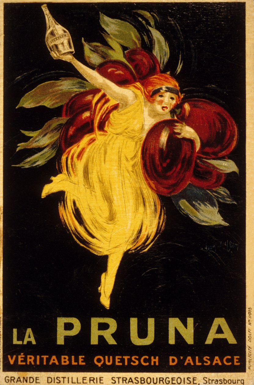 Reklama na Pruna (barevná lito) od French School