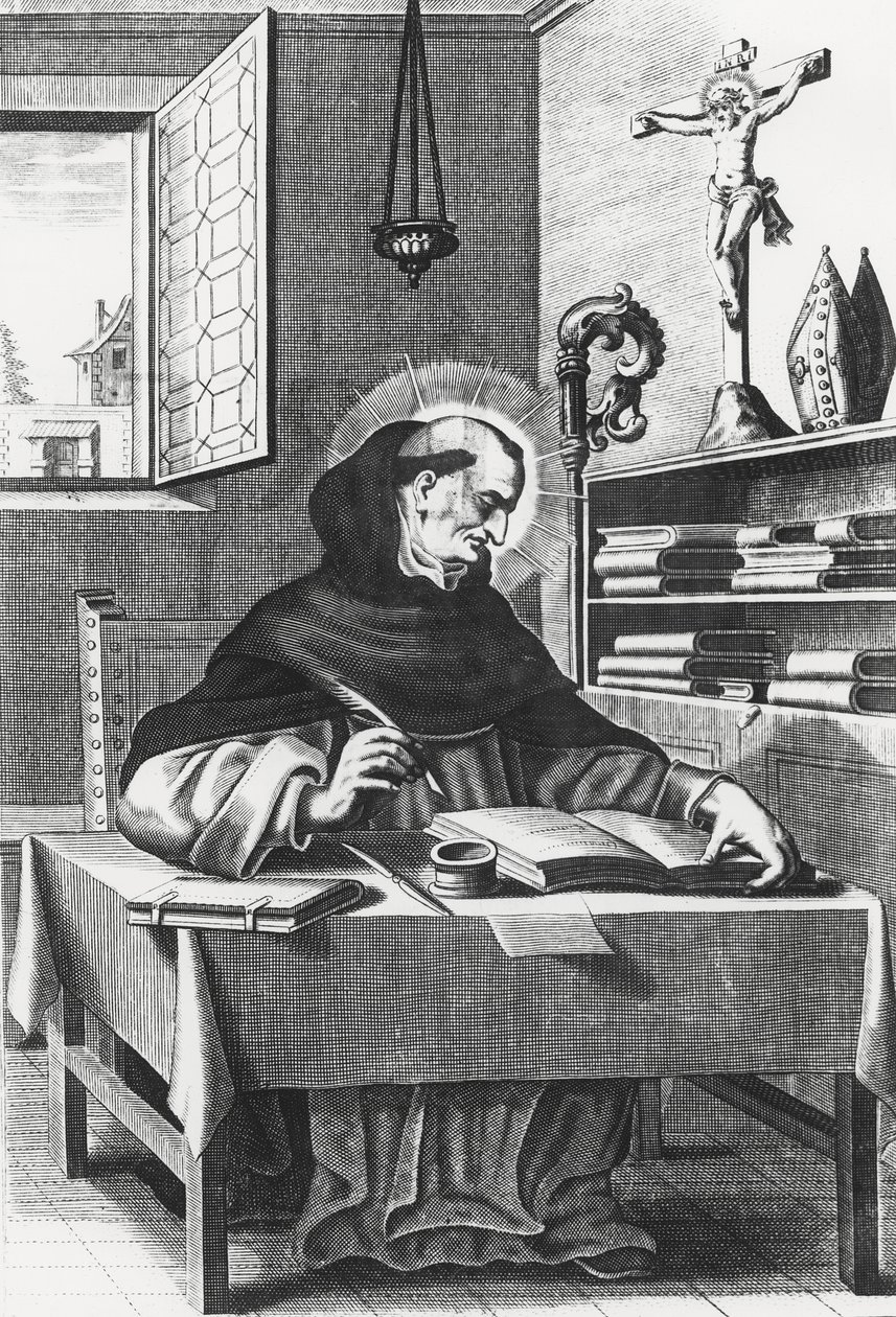 Albertus Magnus (rytina) od French School
