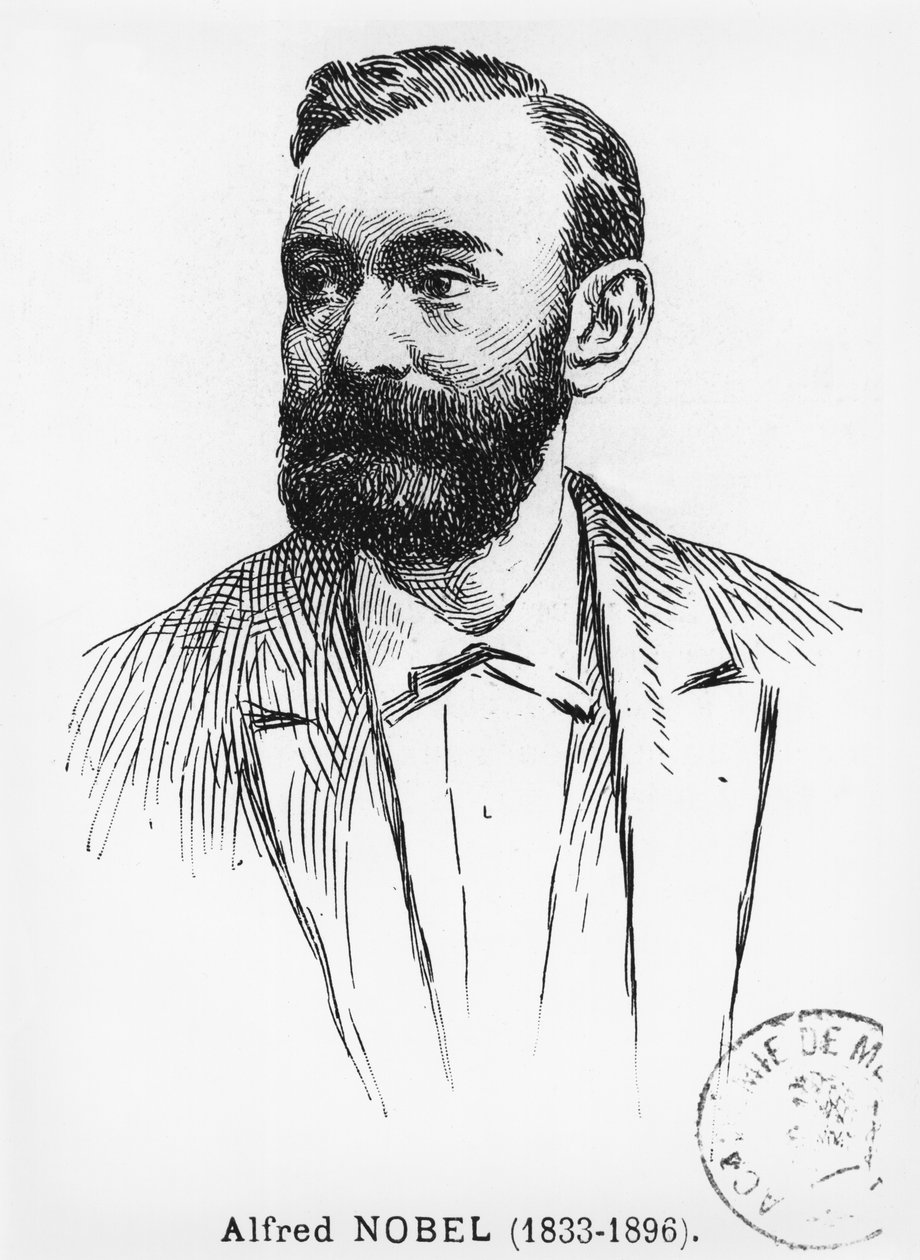 Alfred Nobel (1833-96) od French School