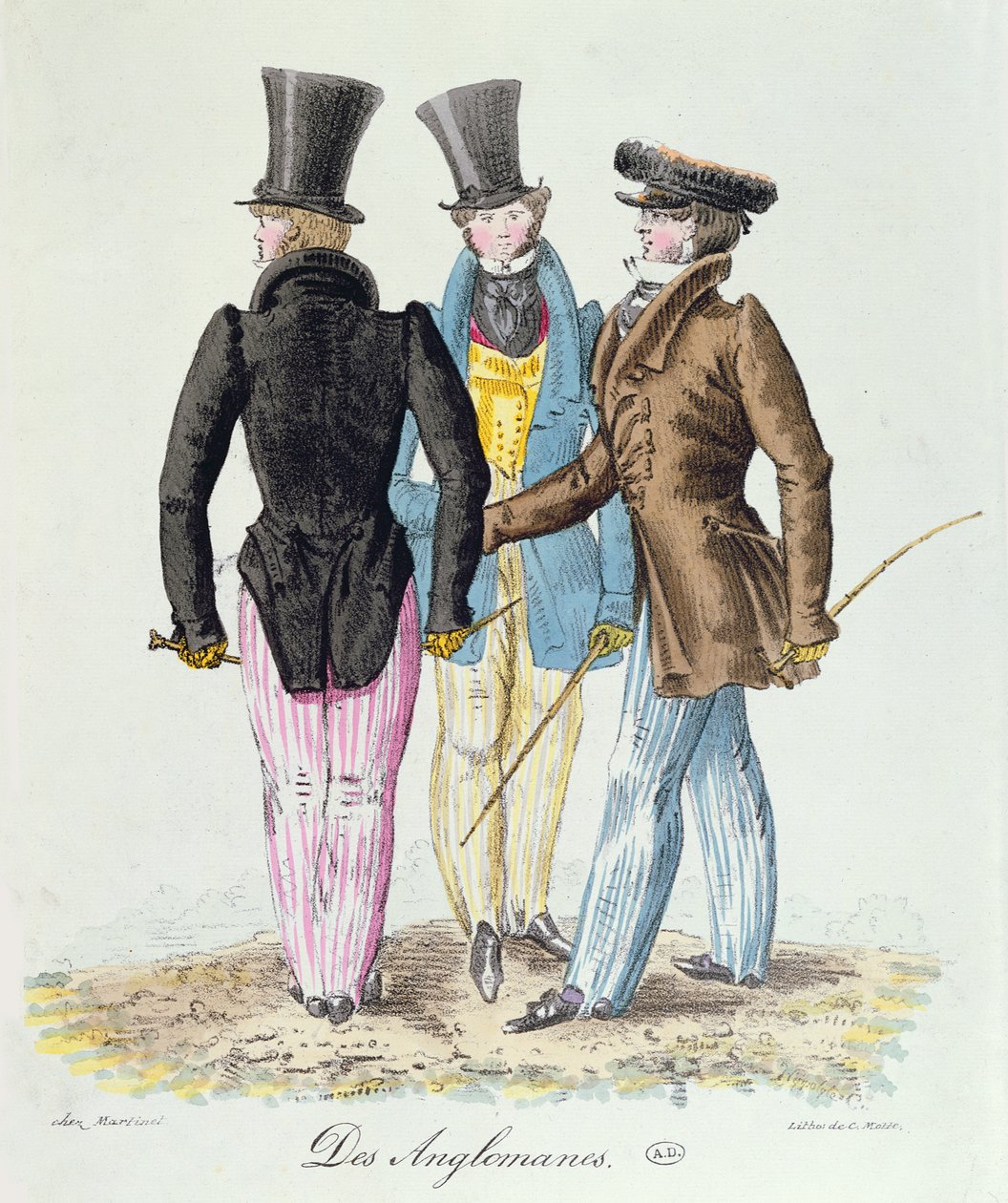 Anglomani, kolem 1830 od French School