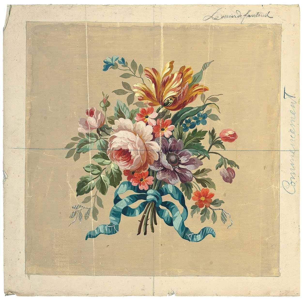 Design Aubusson pro opěradlo židle od French School