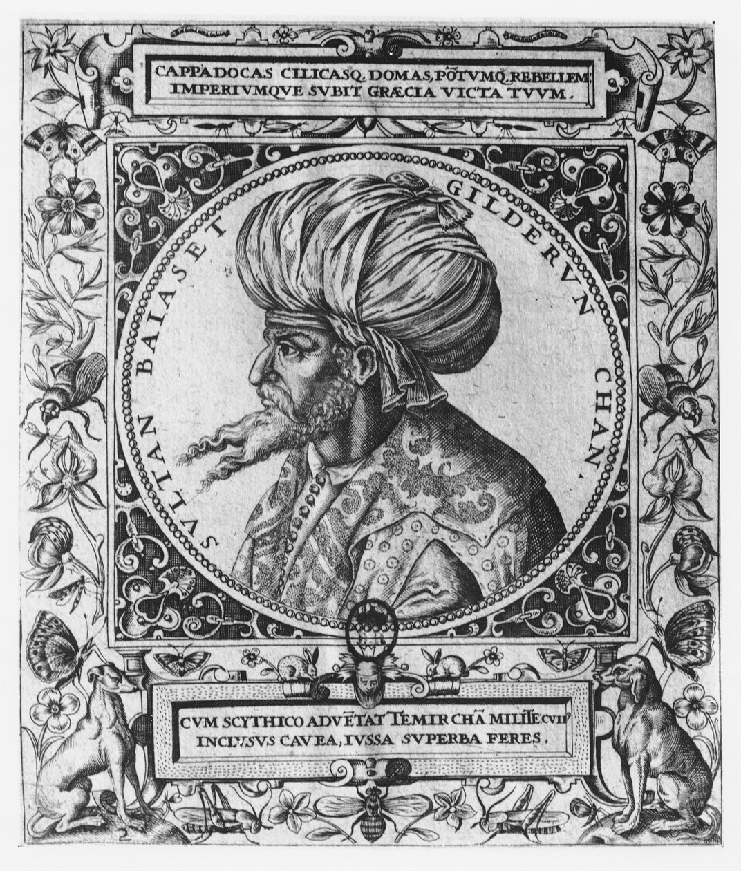 Bayezid I (rytina) od French School