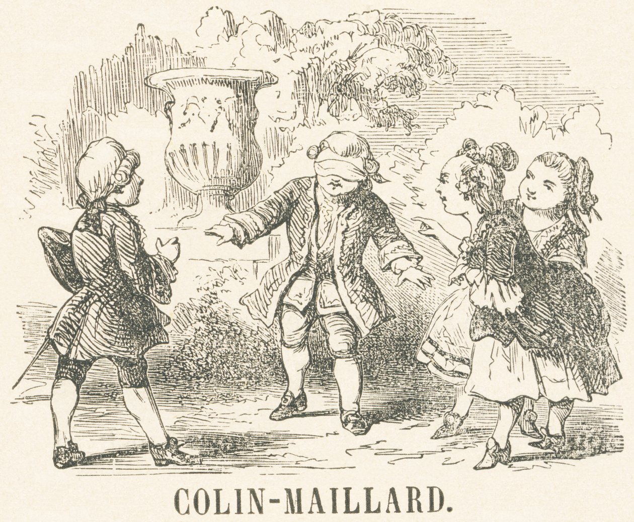 C: Colin-Maillard od French School