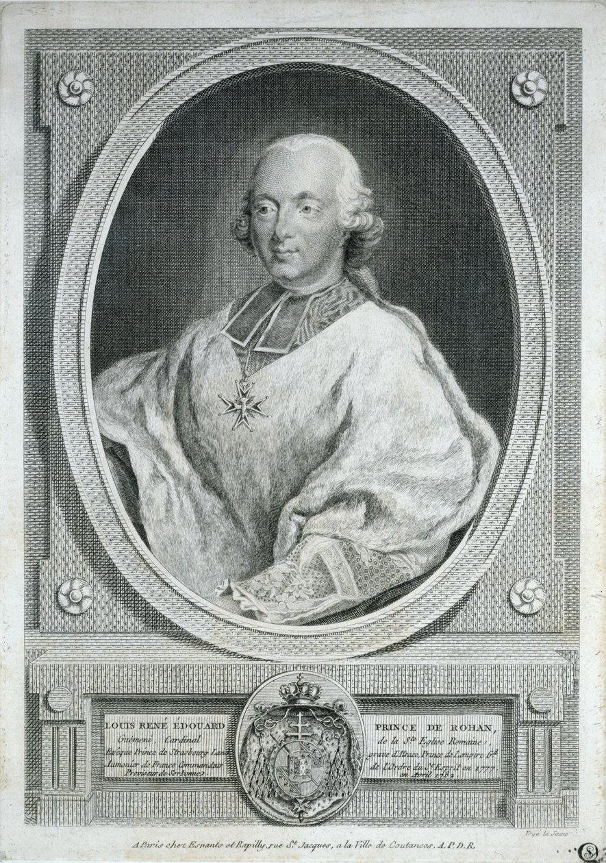 Kardinál de Rohan (1734-1803) od French School