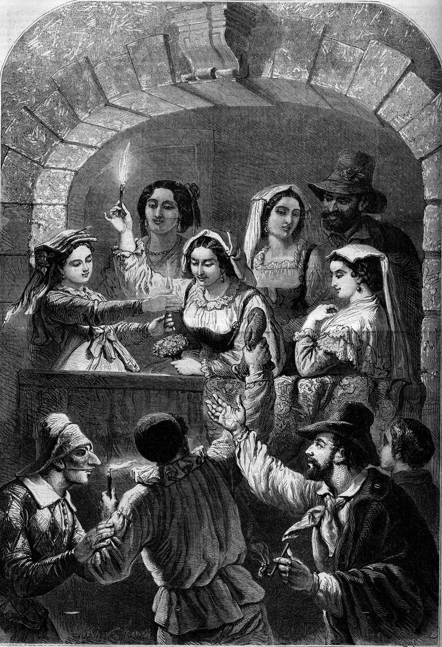 Římský karneval (Itálie) od French School