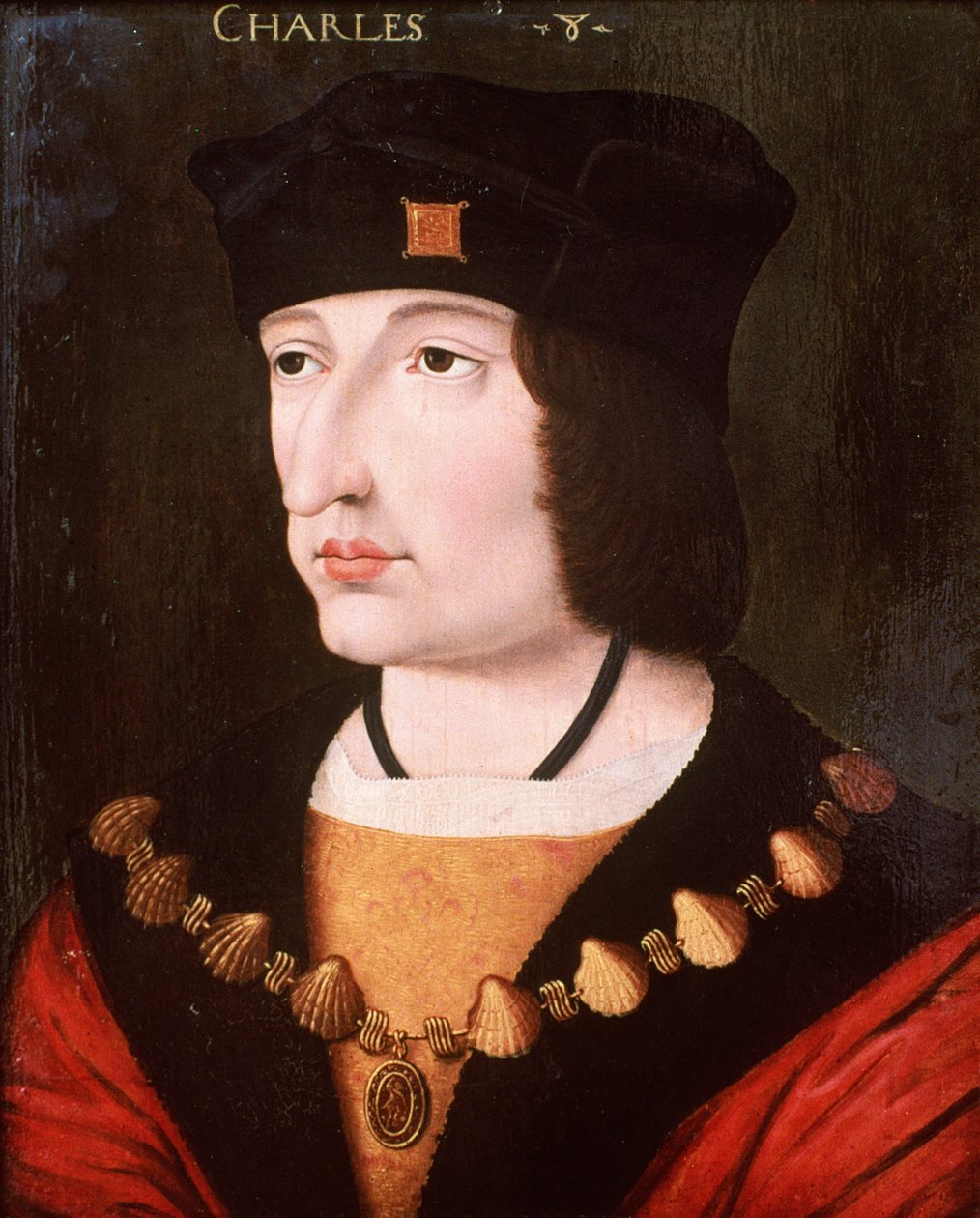 Francouzský Karel VIII od French School