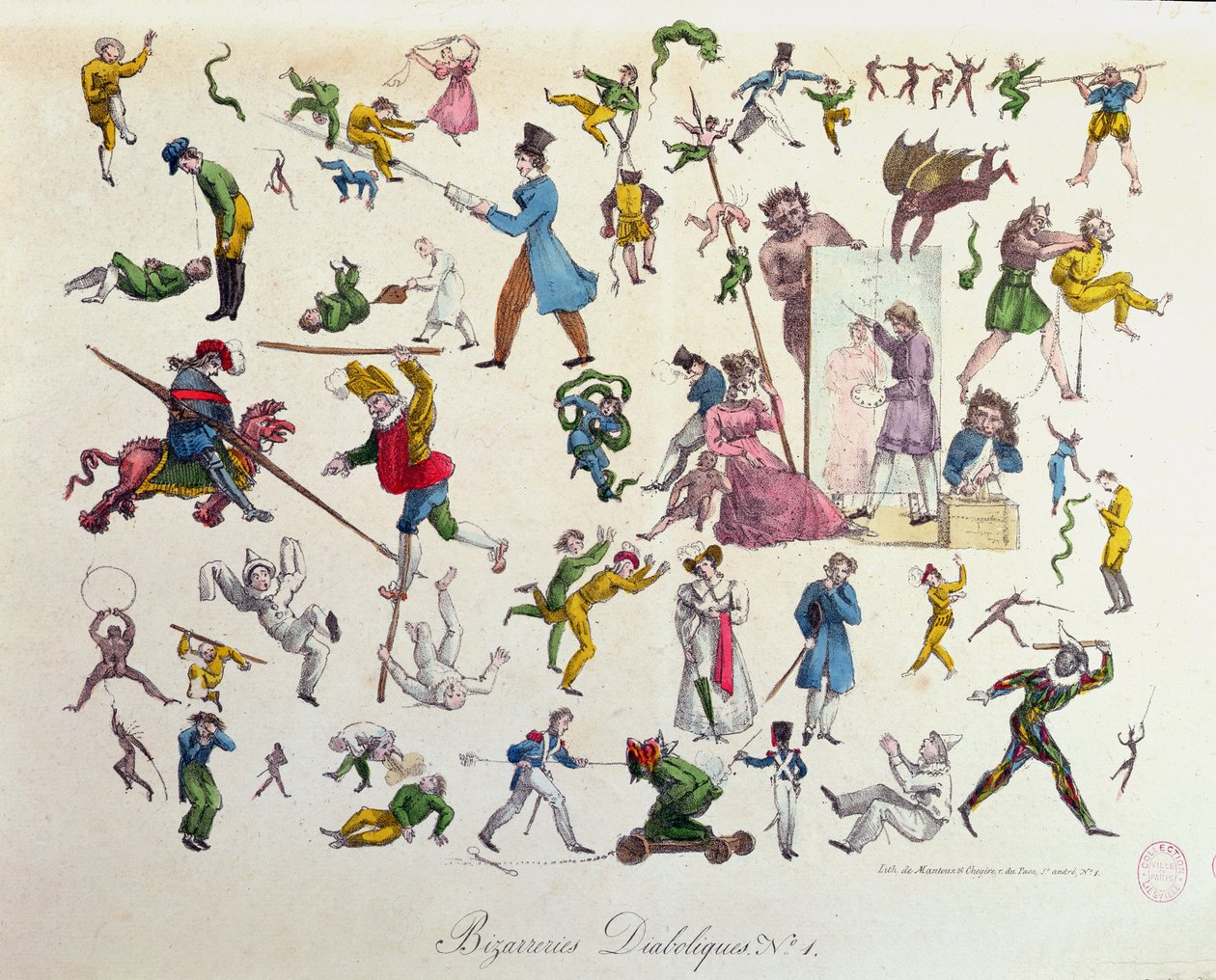 Ďábelské podivnosti, 1823 od French School