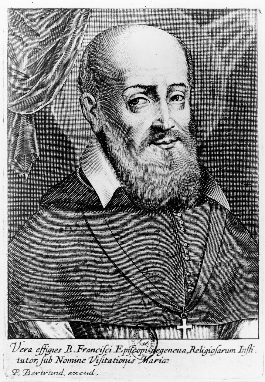 Francis de Sales (rytina) od French School