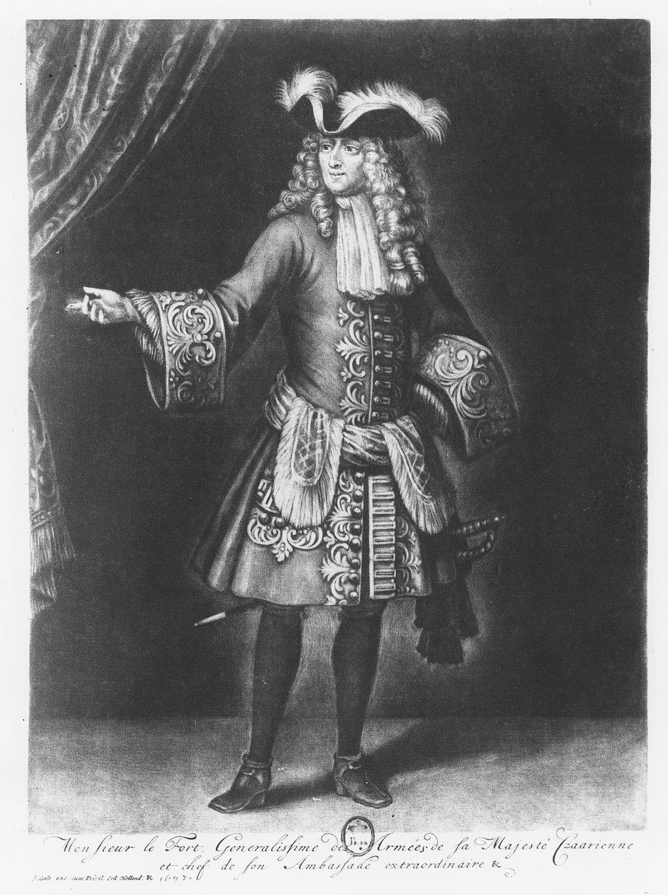 Franz Lefort (rytina) od French School
