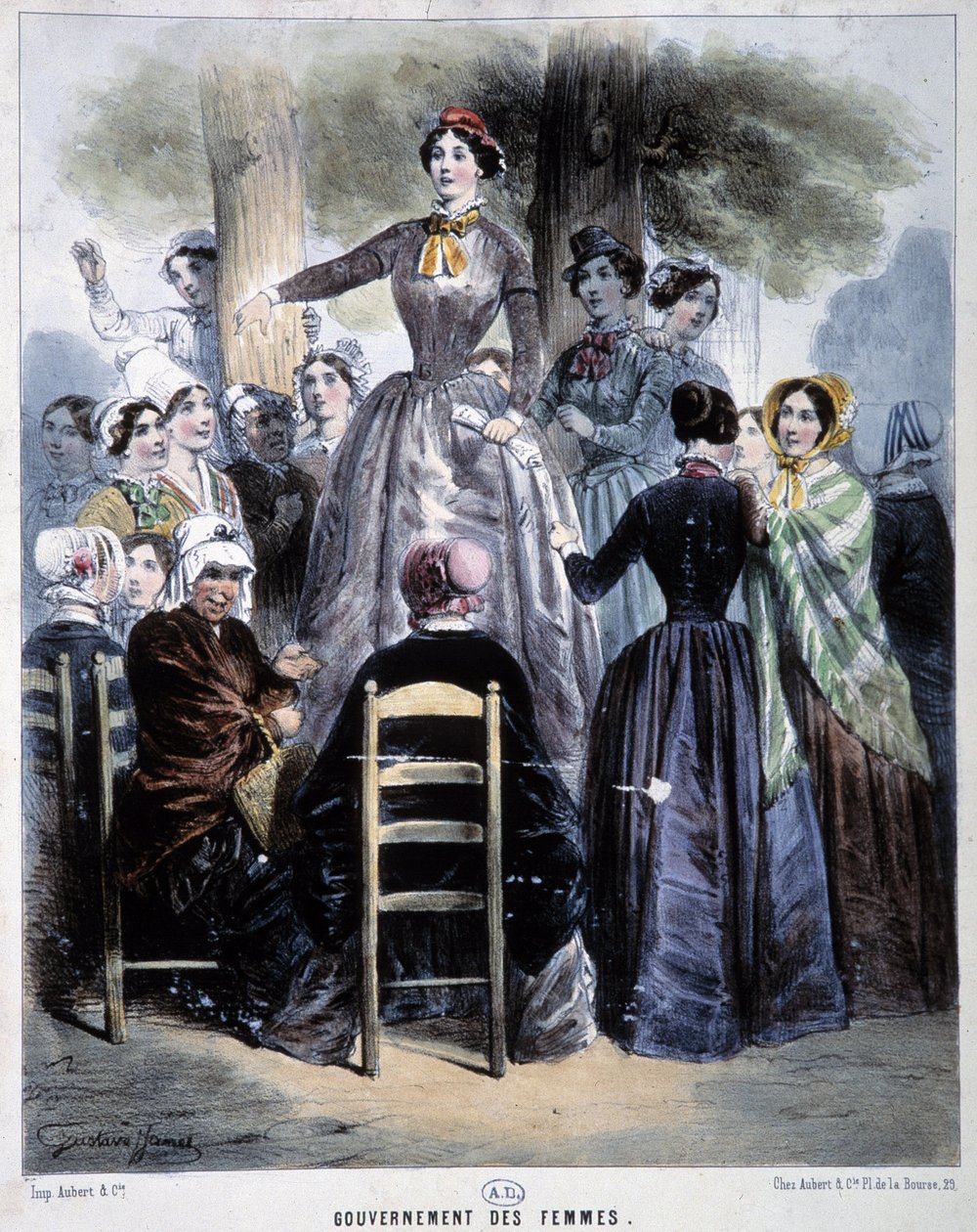 Vláda žen, revoluce z roku 1848 od French School