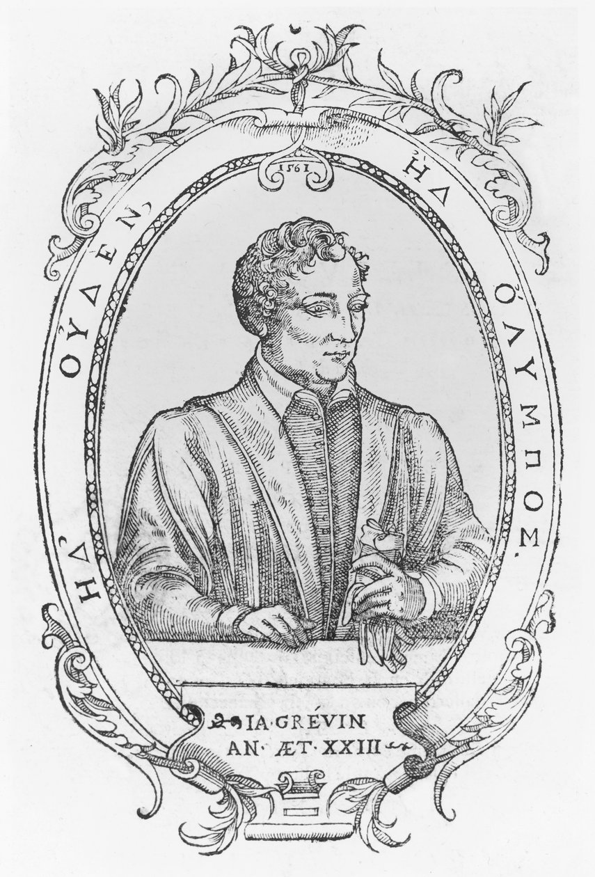 Jacques Grevin (rytina) od French School