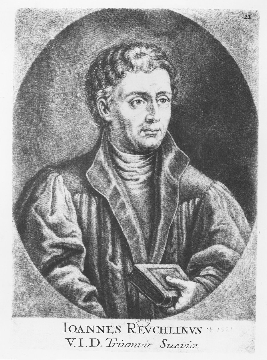 Johann Reuchlin (rytina) od French School