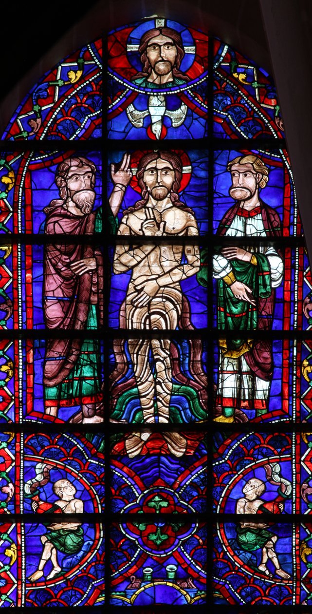 Jordan Baptism (w106) od French School
