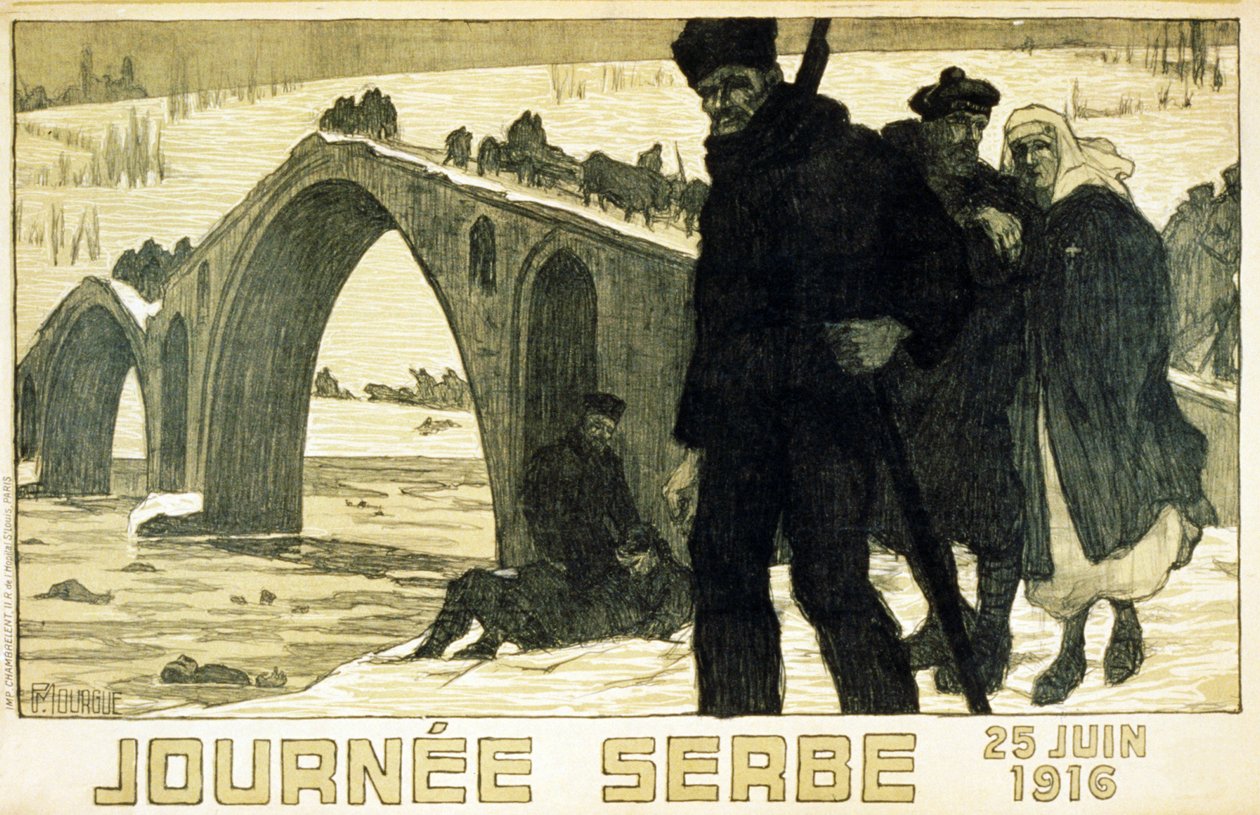 Srbský den. 25. června 1916. od French School