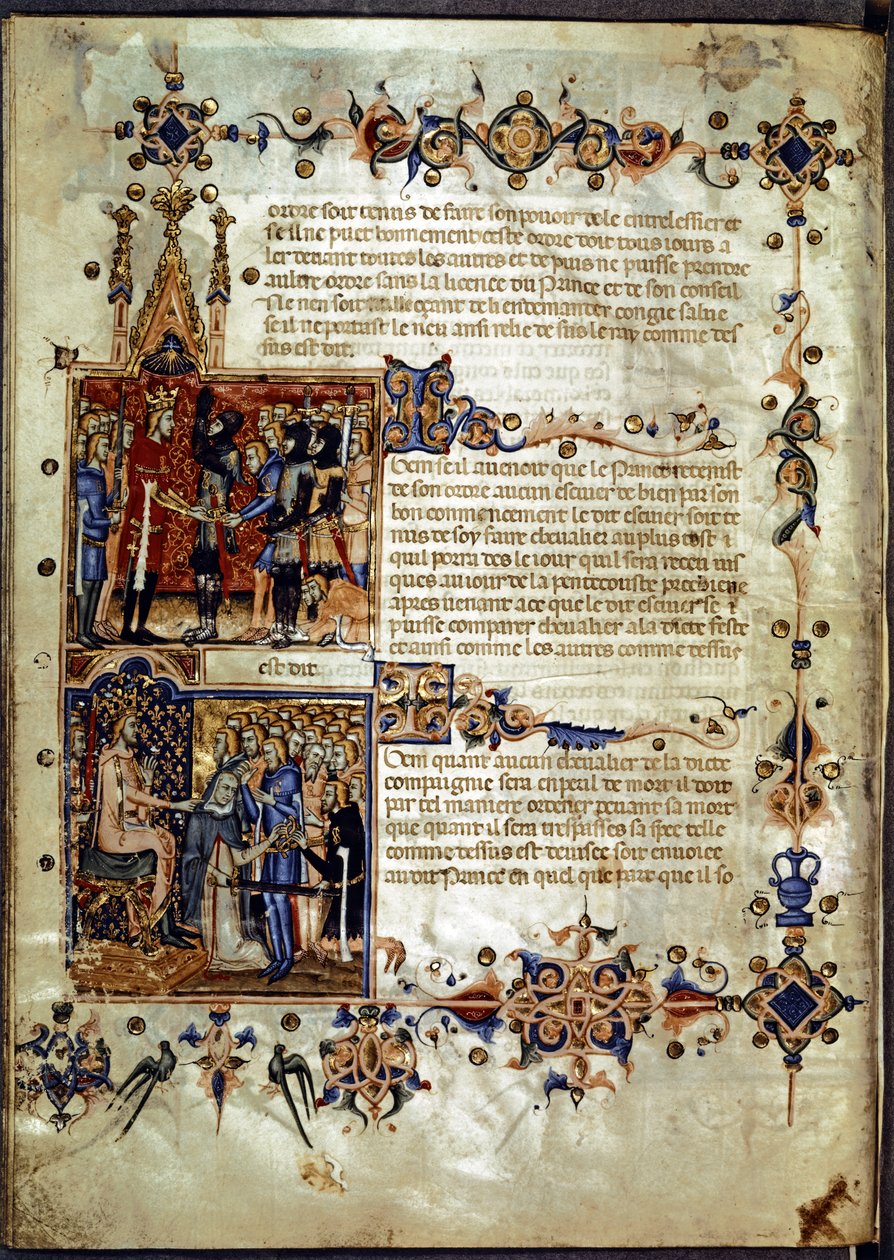 KNIGHTS "Přísaha věrnosti" (horní část) od French School