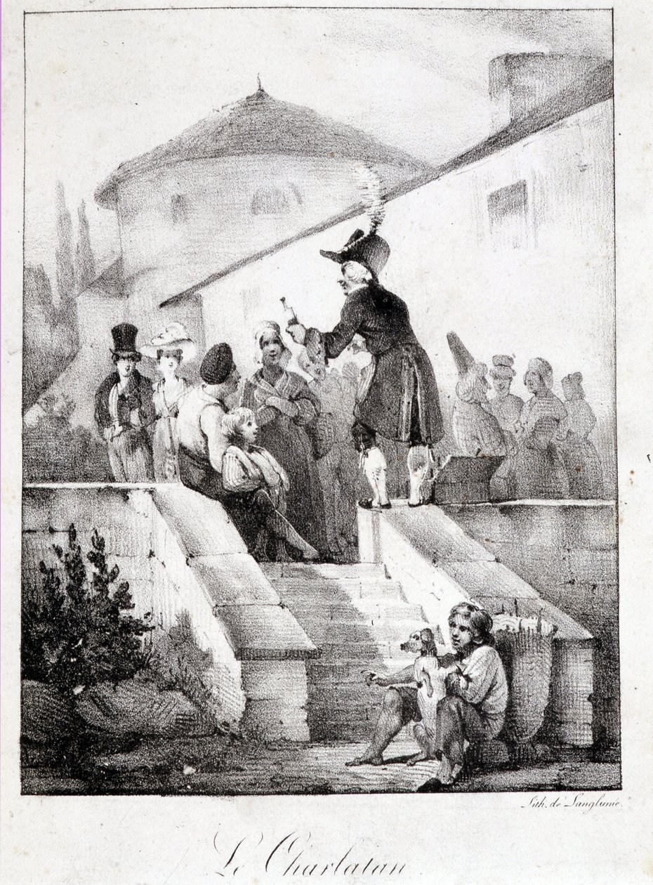 Le Charlatan (prodejce zázračných produktů) od French School