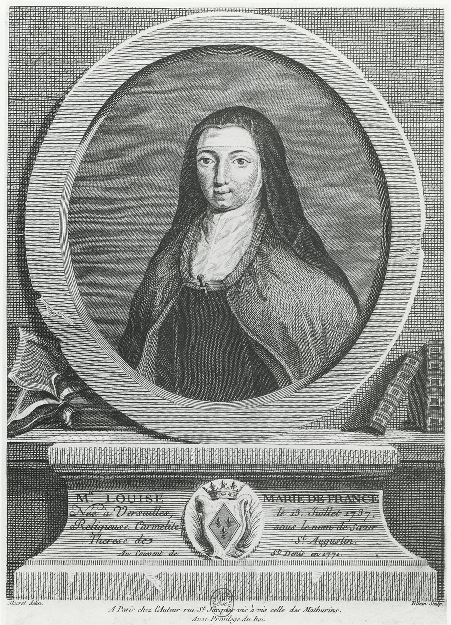 Louise-Marie z Francie (rytina) od French School