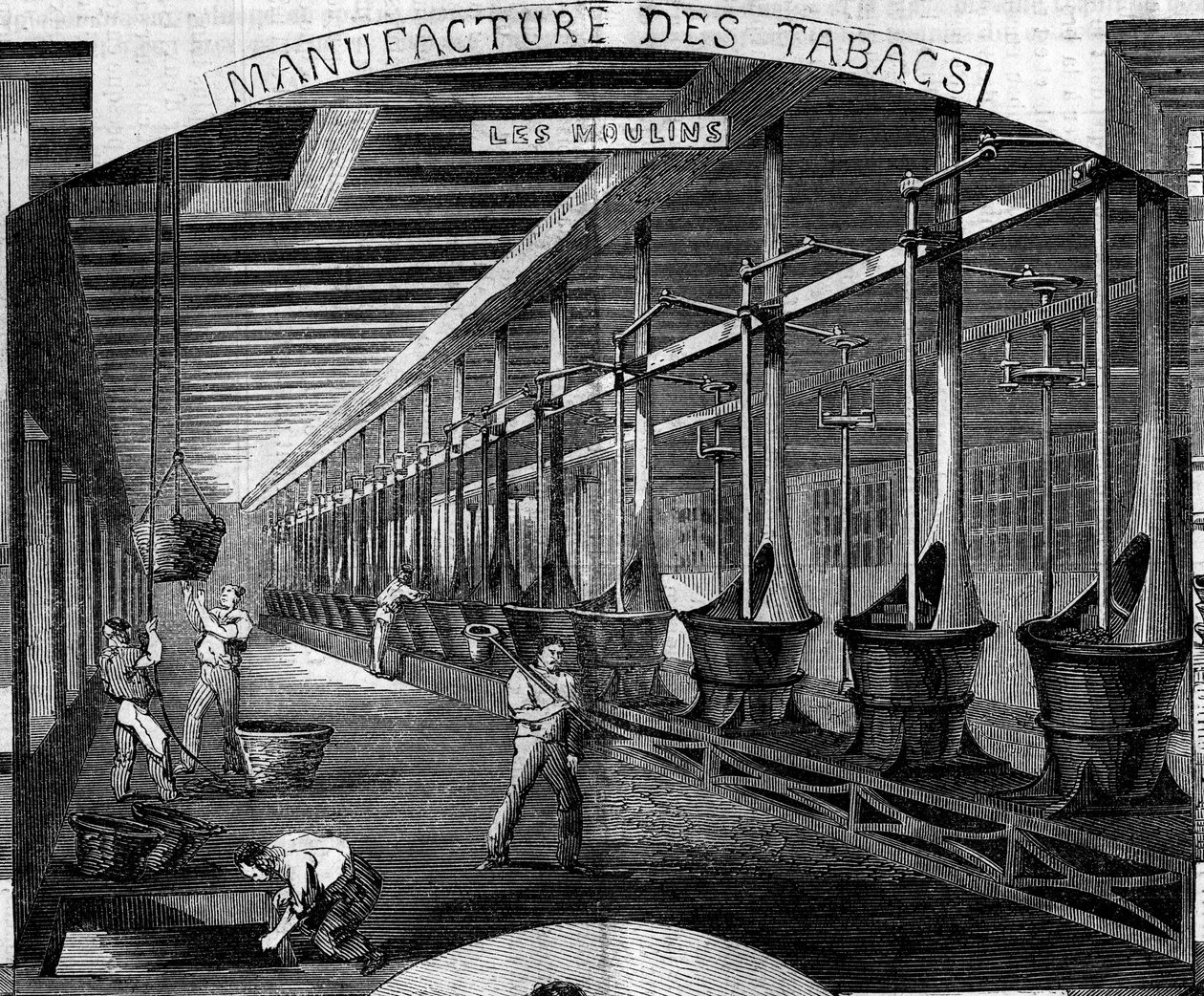 Tabáková továrna, Paříž od French School