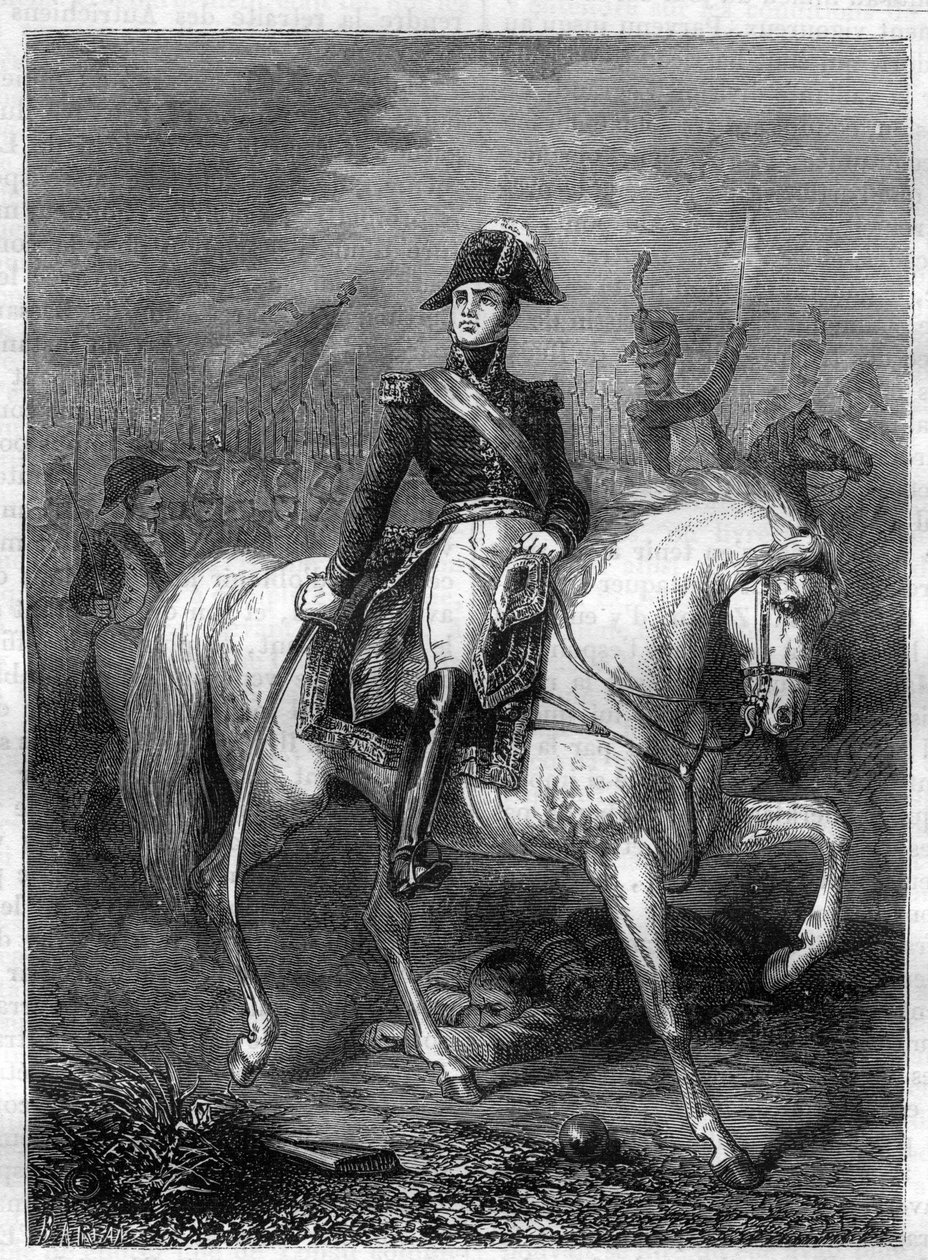 Maršál Etienne-Jacques-Joseph-Alexandre Macdonald (rytina) - Jacques Alexandre Macdonald (1765-1840), maršál Francie - v „Historie impéria po historii konzulátu“ od Adolphe Thierse -1879 - soukromá sbírka od French School