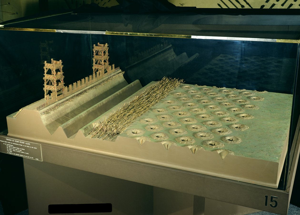 Model obrany Caesars v Alesii od French School