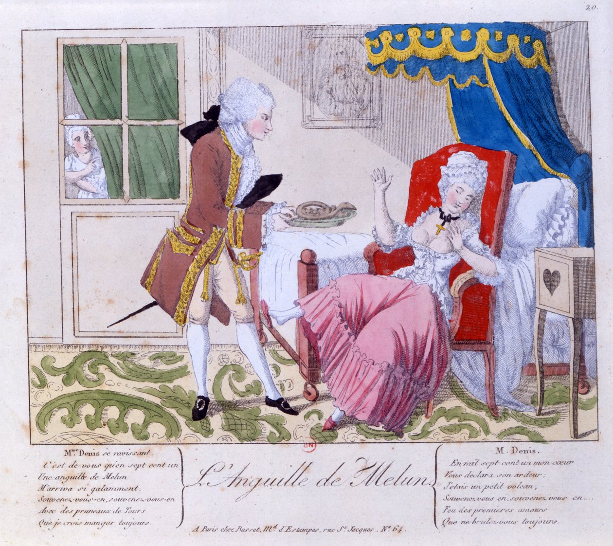 Monsieur a Madame Denis od French School