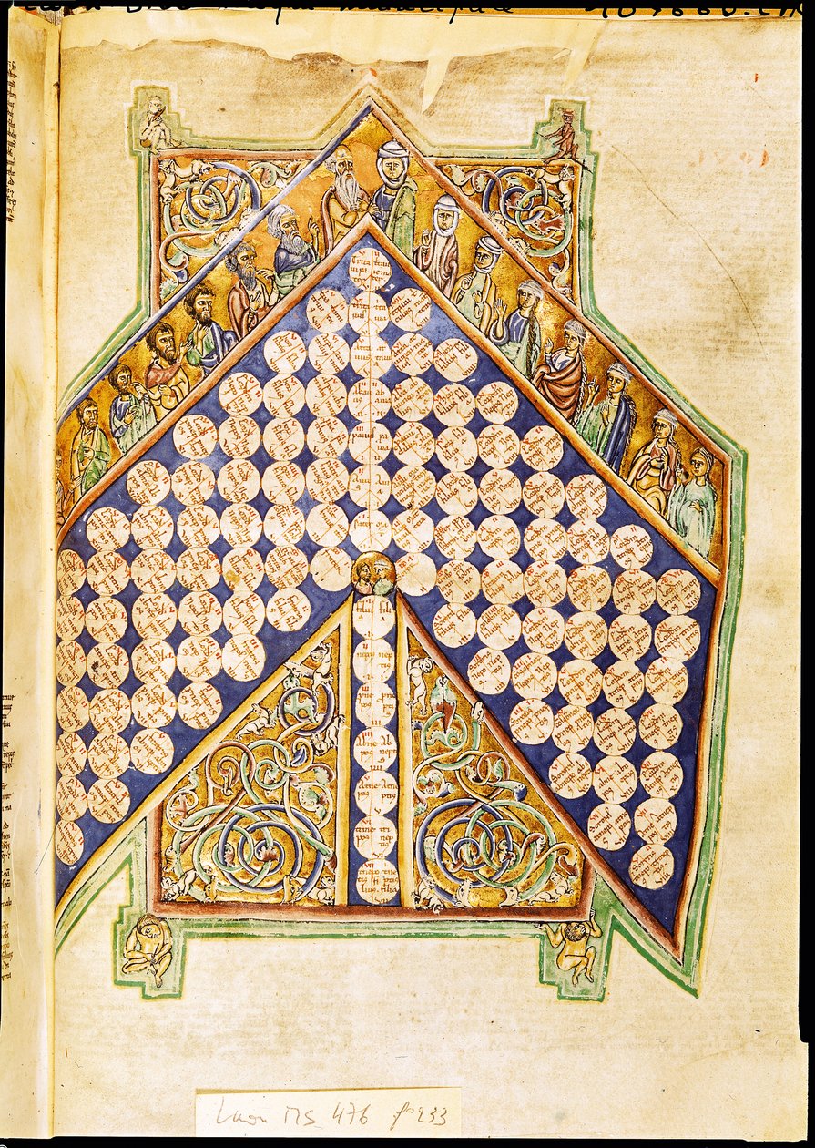 Ms 476 fol.233 Stránka z Bible od French School