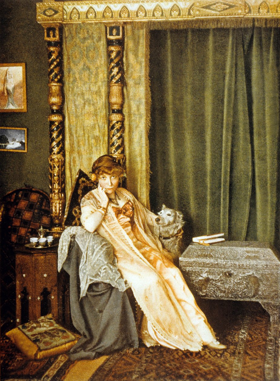 Myriam Harry, asi 1910 (tisk) od French School