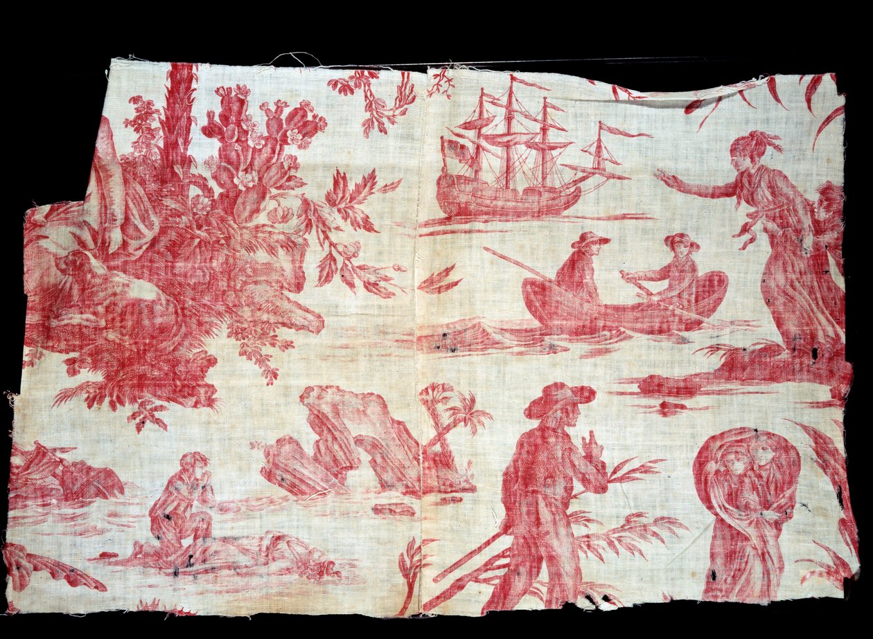 Paul a Virginie Toile de Jouy od French School