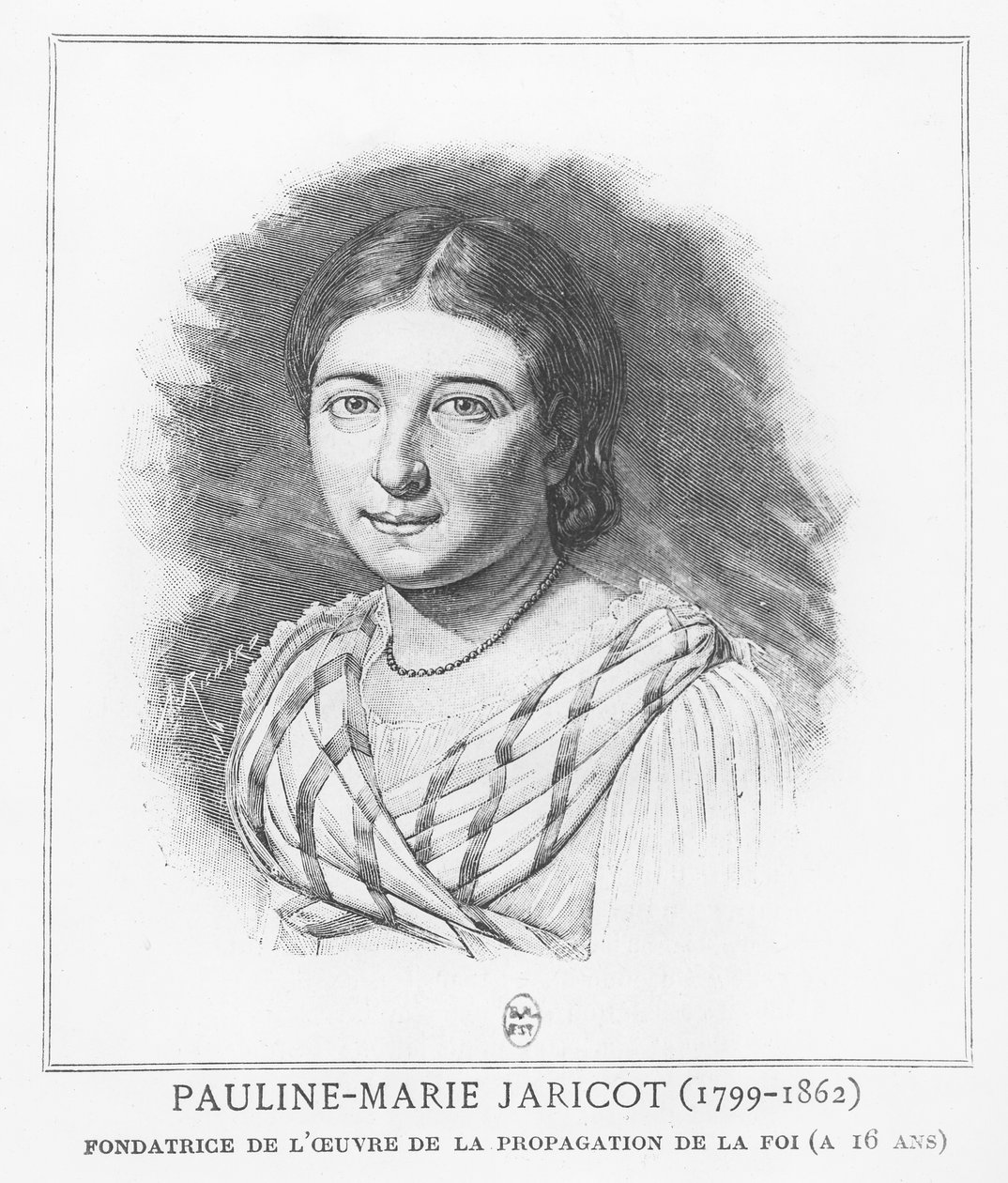 Pauline Jaricot (rytina) od French School