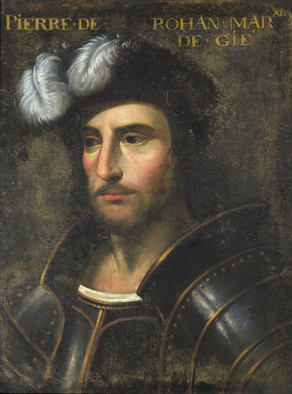 Pierre de Rohan (1451-1513) Sire de Gie od French School