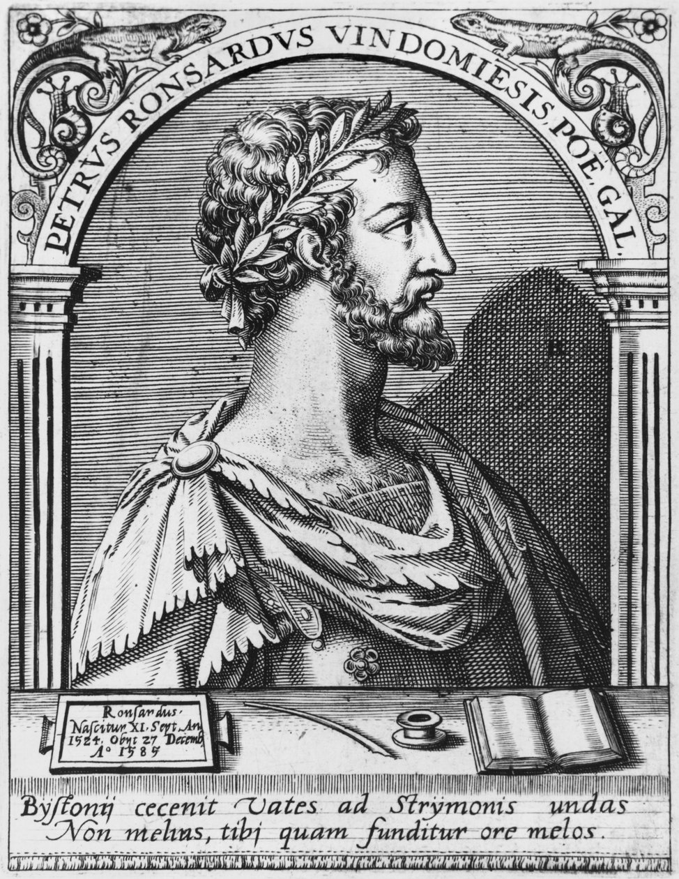 Pierre de Ronsard (1524–1585) od French School