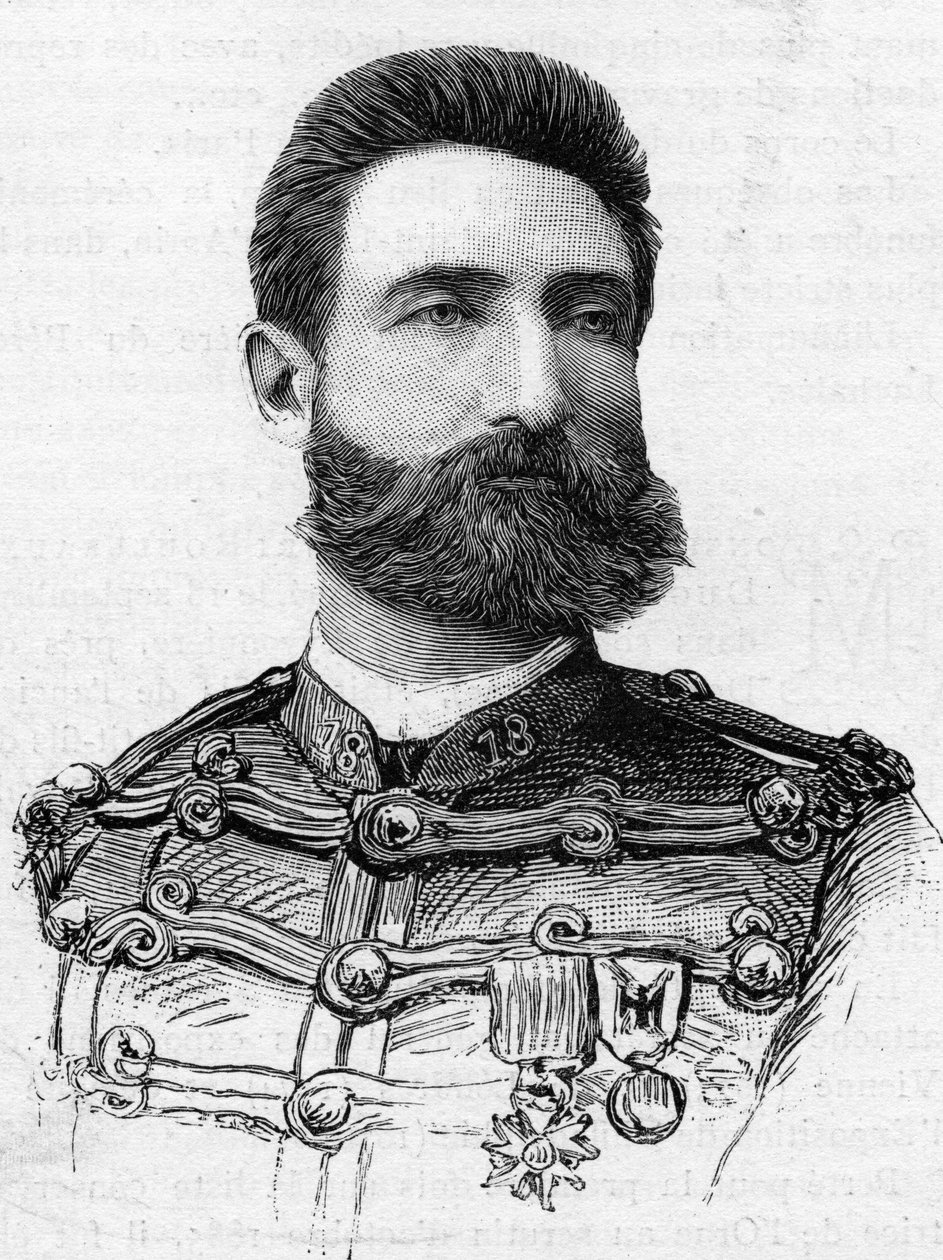 Portrét kapitána J. Schmidta (1842-1887). od French School