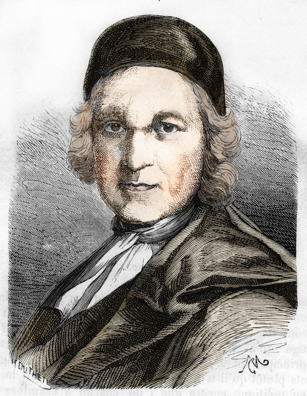 Portrét Charlese de Saint evremond od French School
