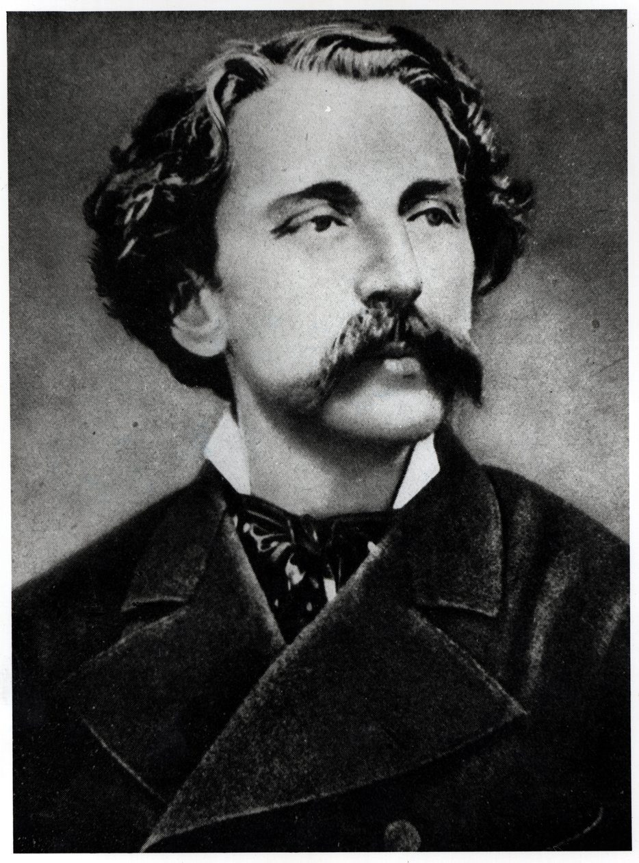 Portrét Stephana Mallarmea (1842-98), asi 1873 od French School