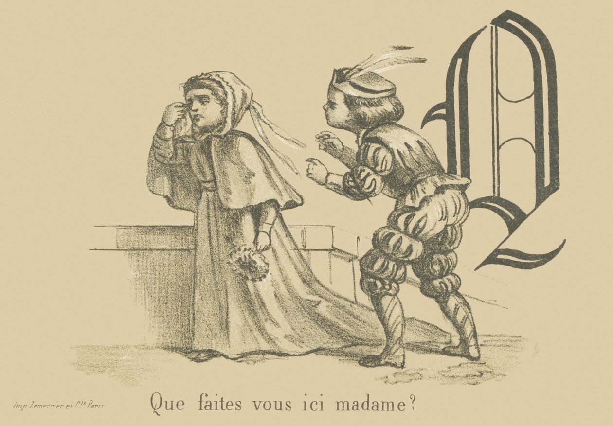 Q: Co tady děláte, madam? od French School