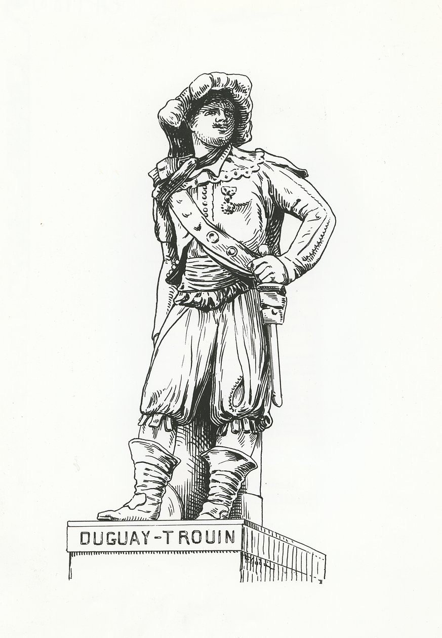 René Duguay-Trouin (rytina) od French School