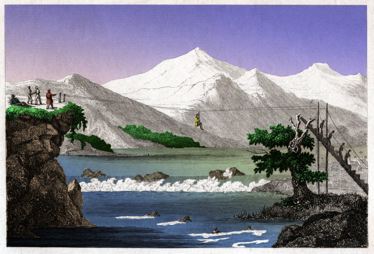 Rio Magdalena. (rytina, cca 1840) od French School