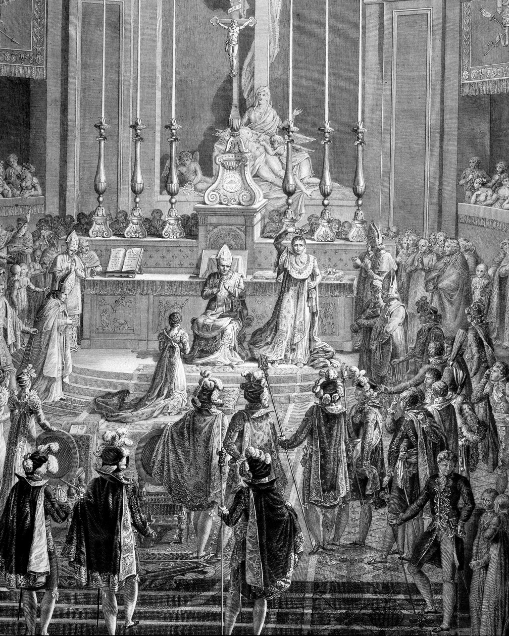 Sacre of Napoleon 1st od French School