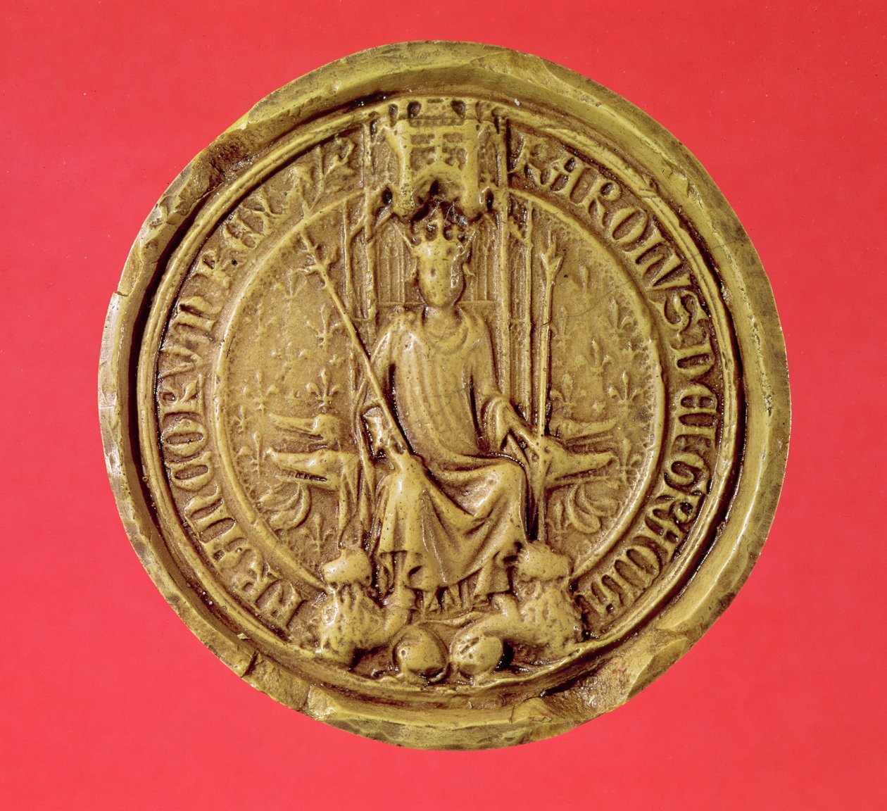 Pečeť Karla VII. (1403–1461) od French School